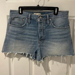 Madewell Relaxed Denim Shorts in Dunwoody wash, size 30